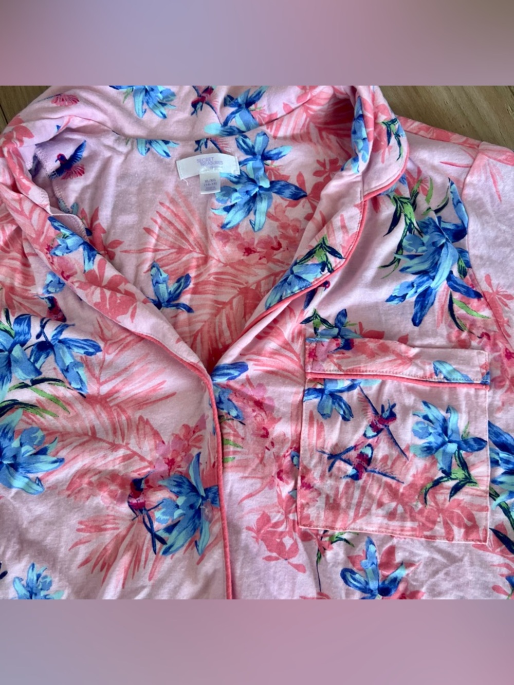 Pink Floral Secret Treasures Pajama Set - Picture 5 of 9